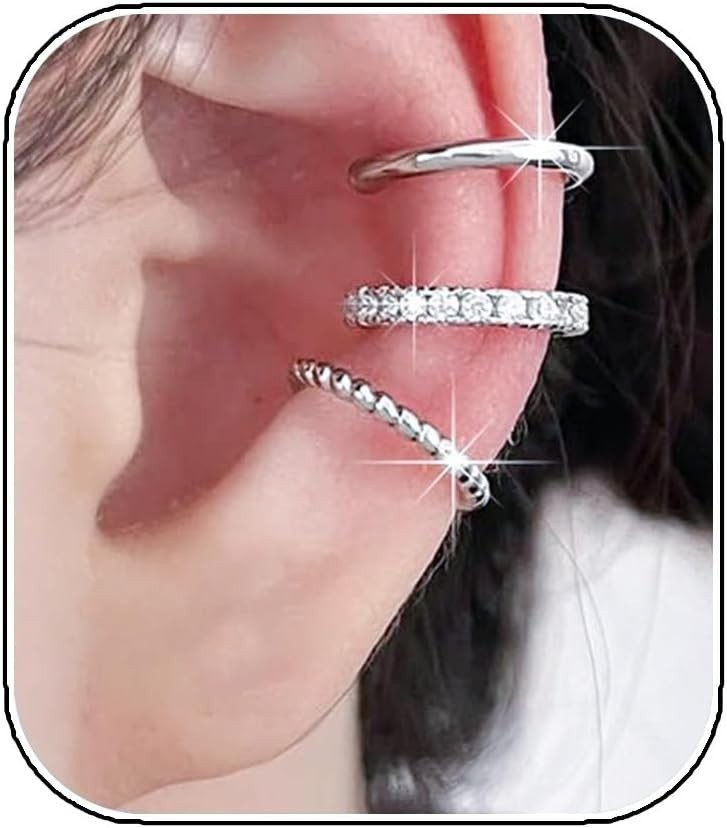 Versatile Non-Piercing Ear Cuffs – Stunning Gold/Silver Cuffs for All Occasions