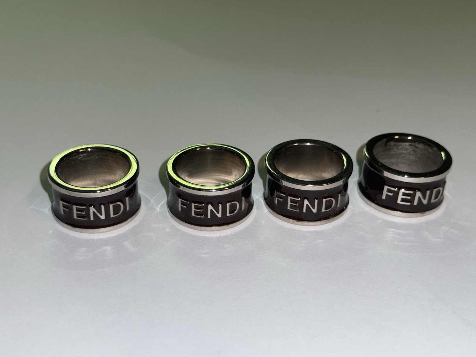 Vintage Fendi Metal Rings