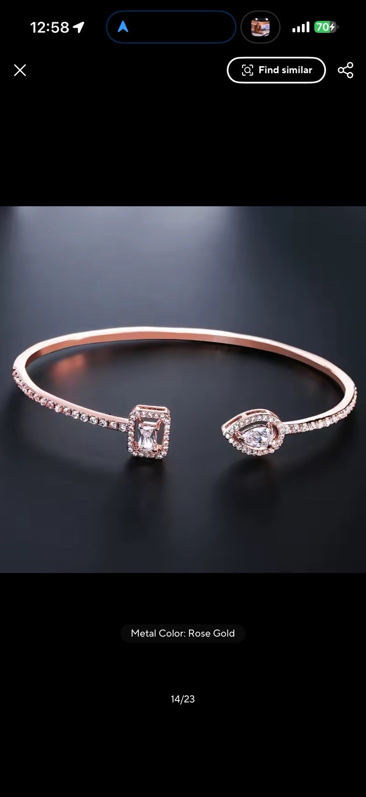 Luxury Geometry Colors, Gold/Silver Cuff Bangles For Women Fashion