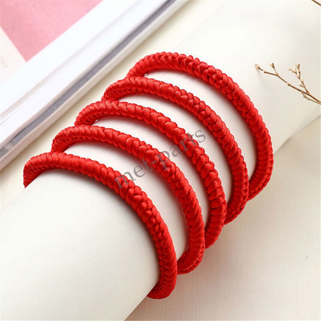 Pop 1pcs Lucky Red Cord Bracelet Amulet Protection Knitted Rope For Man Woman