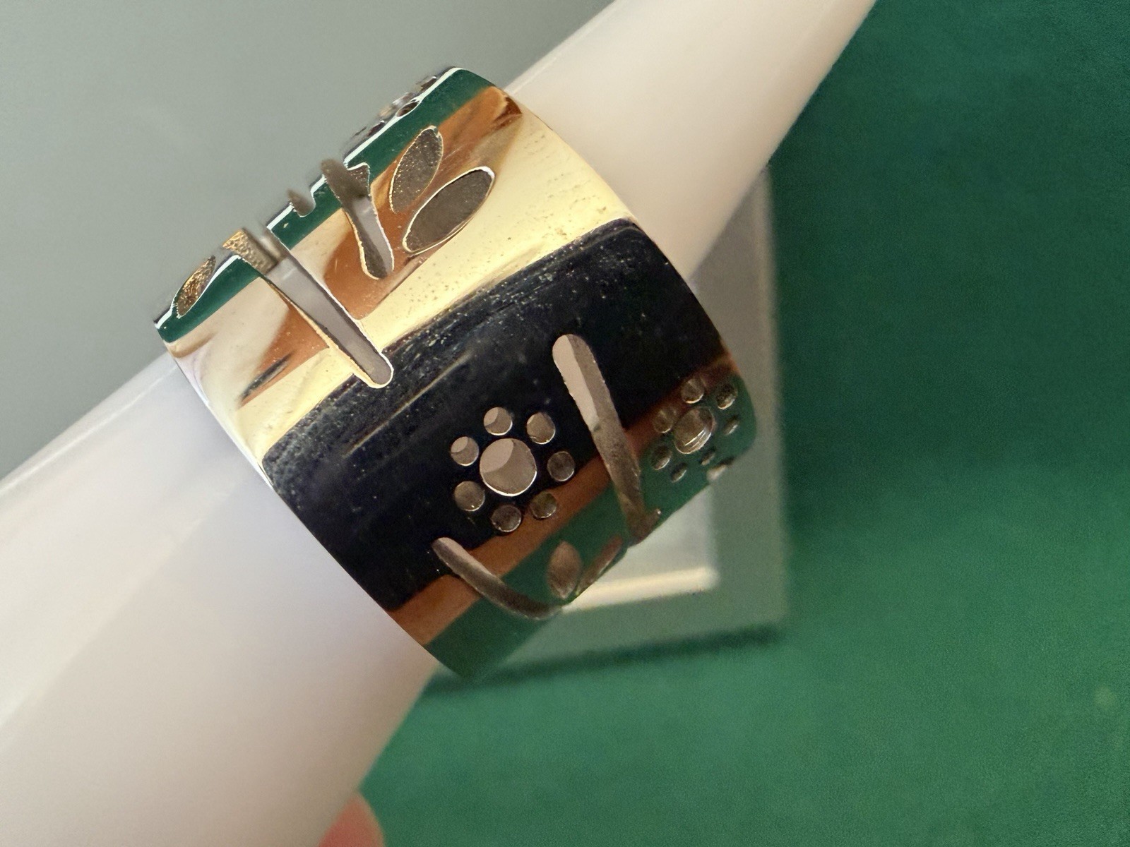 Swatch Bijoux Luludia Stainless Steel Ring Size US 5