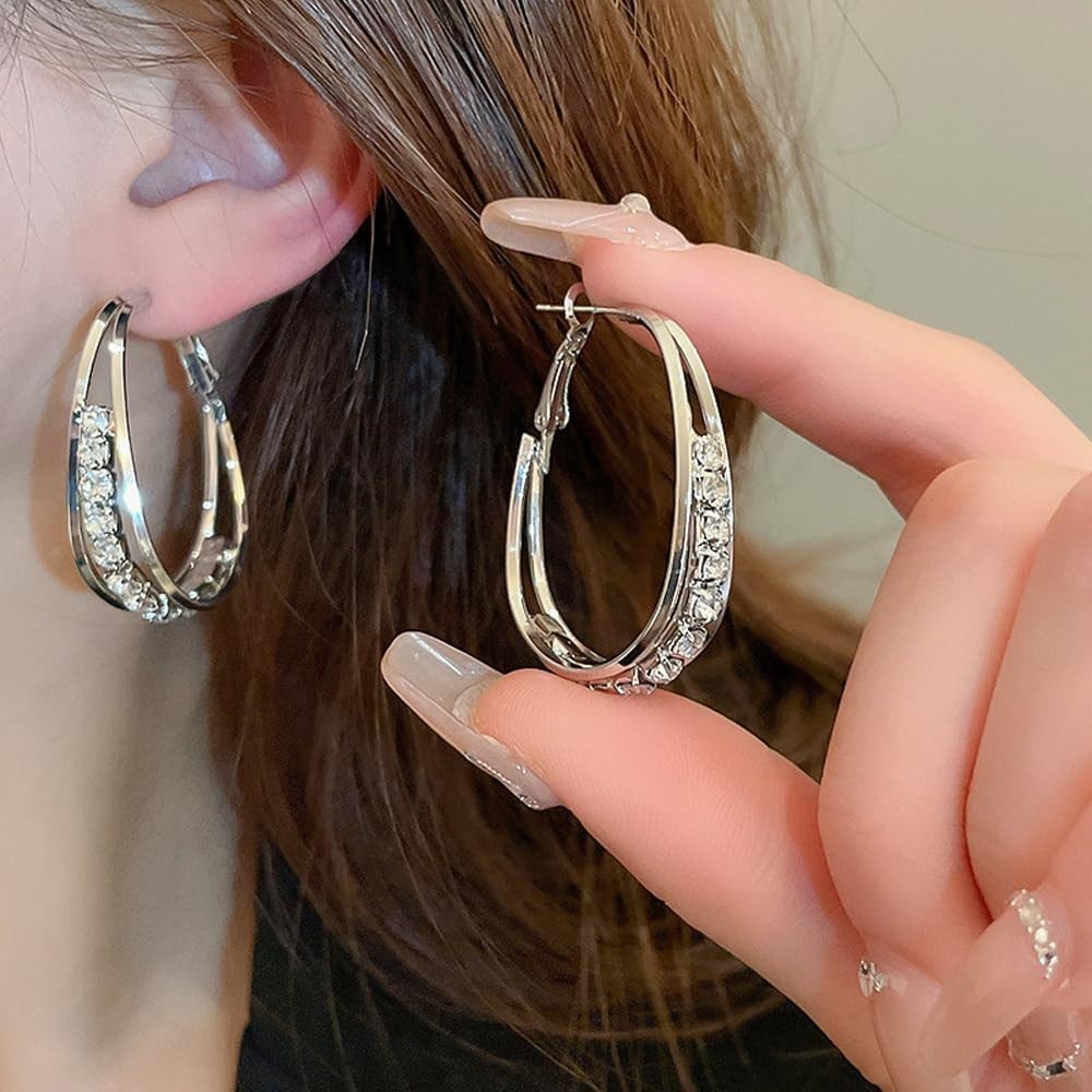 4 Pairs Lymphatic Drainage Hoop Earrings – Wellness Inspired Fashion Jewelry