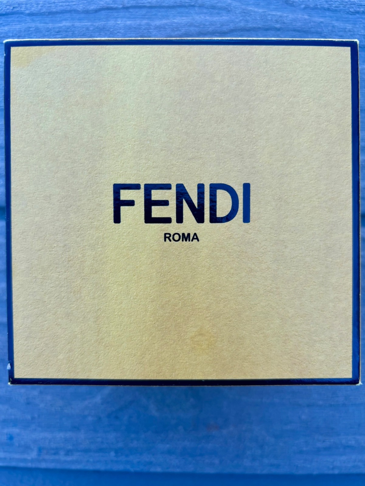 Authentic Forever Fendi – FF motif-shaped gold earrings barely worn