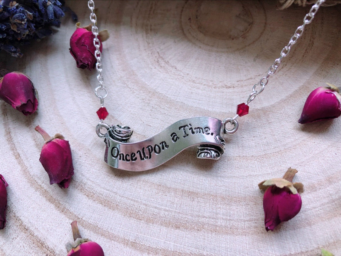 Once Upon A Time Necklace OUAT Gothic Fairytale Goth Necklace Gothic Jewellery