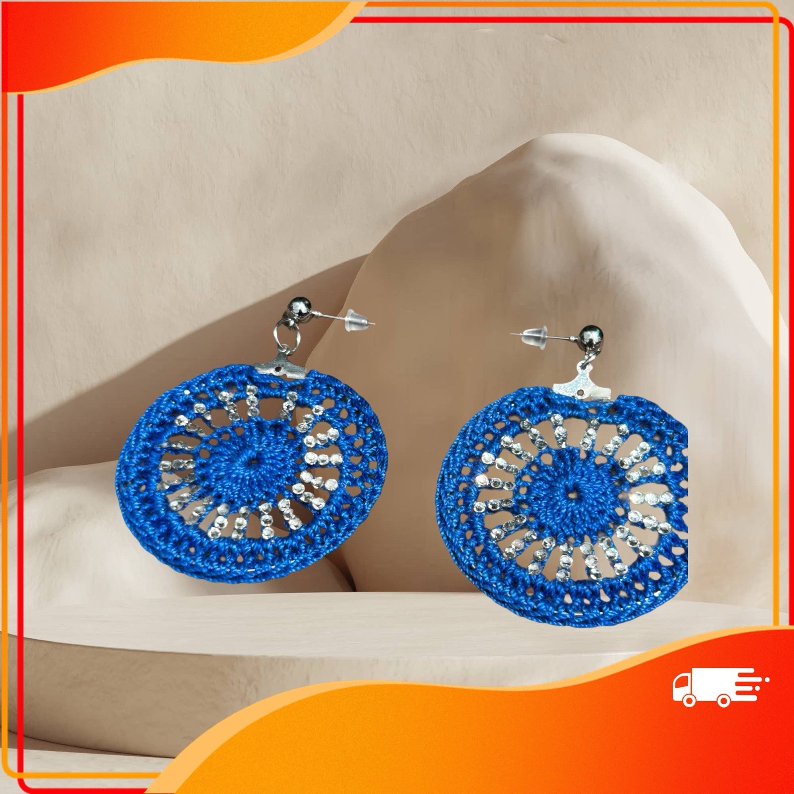 Icy Boho Earrings New Surgical Steel Ear Wire