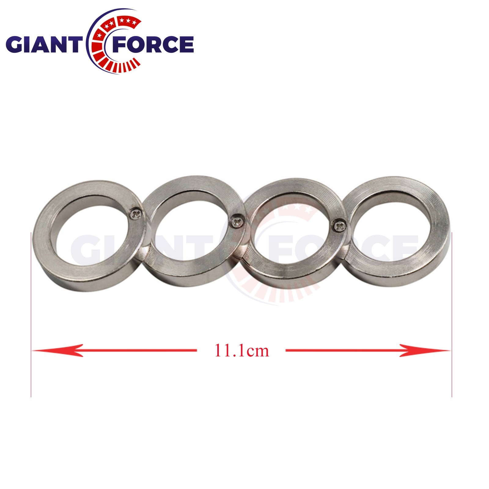 4pcs Stainless Steel Outdoor Rotatable Folding Ring Clasp Ring fit Hiking Men