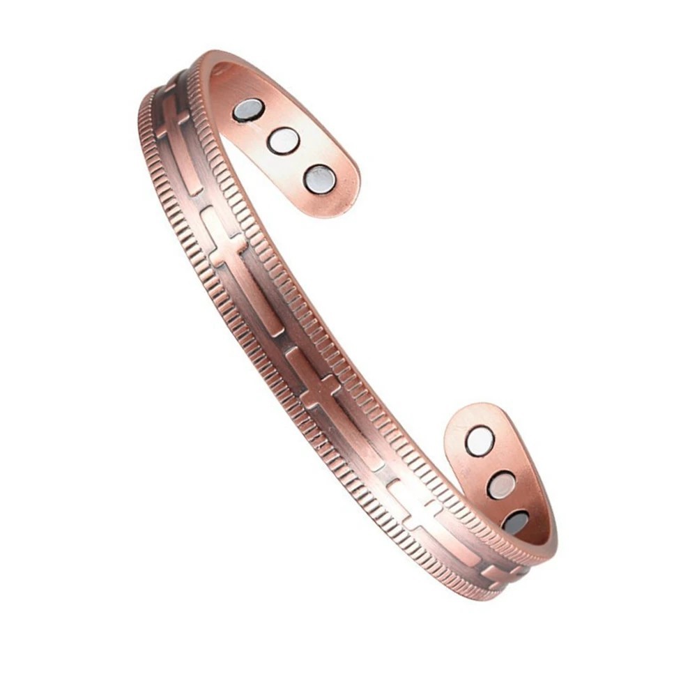 Copper Magnetic Bracelet for Arthritis Pain Relief Powerful Magnets Energy Cuff