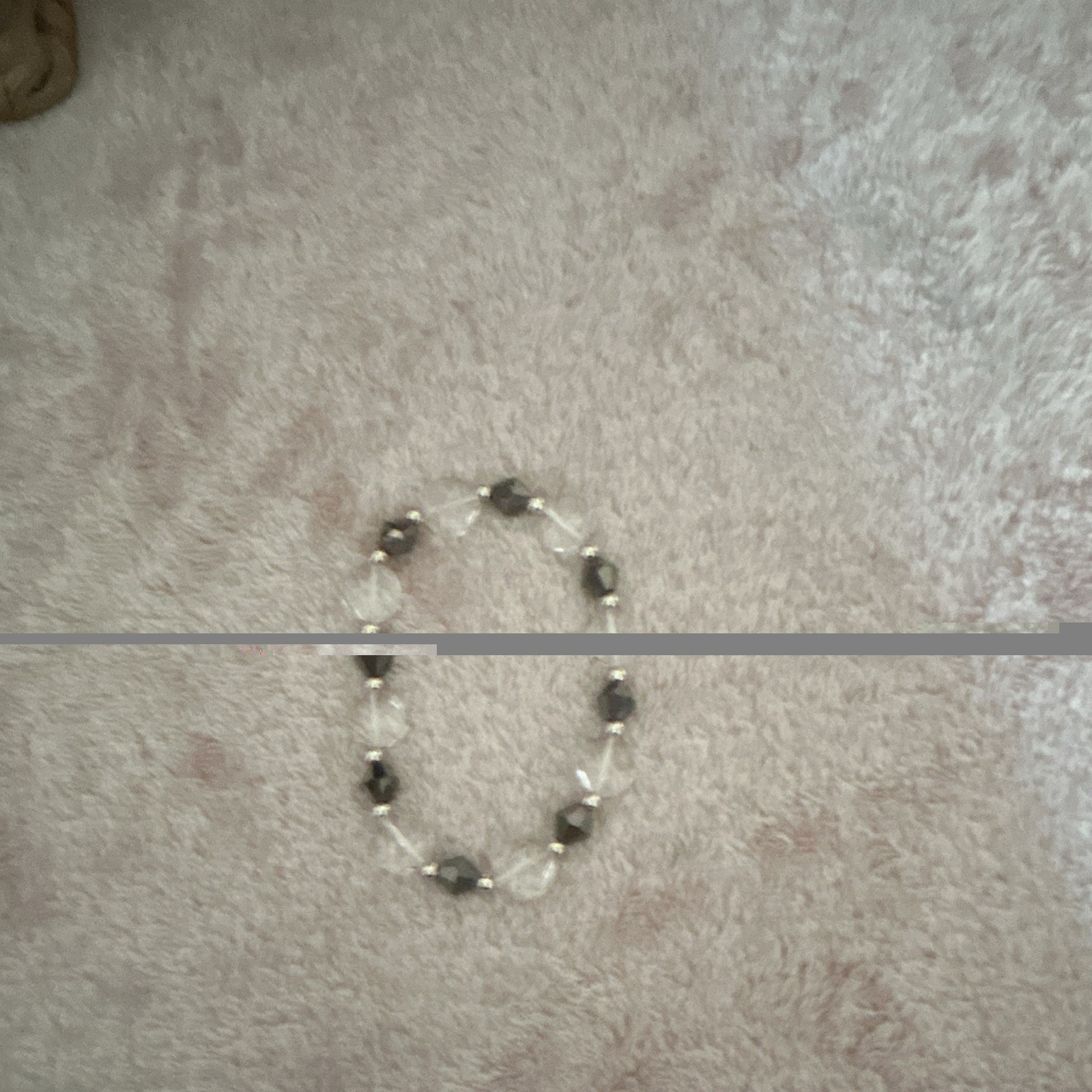 Silver Metal Ball/Bead Chain Bracelet, Round Bead Design, Chain Style