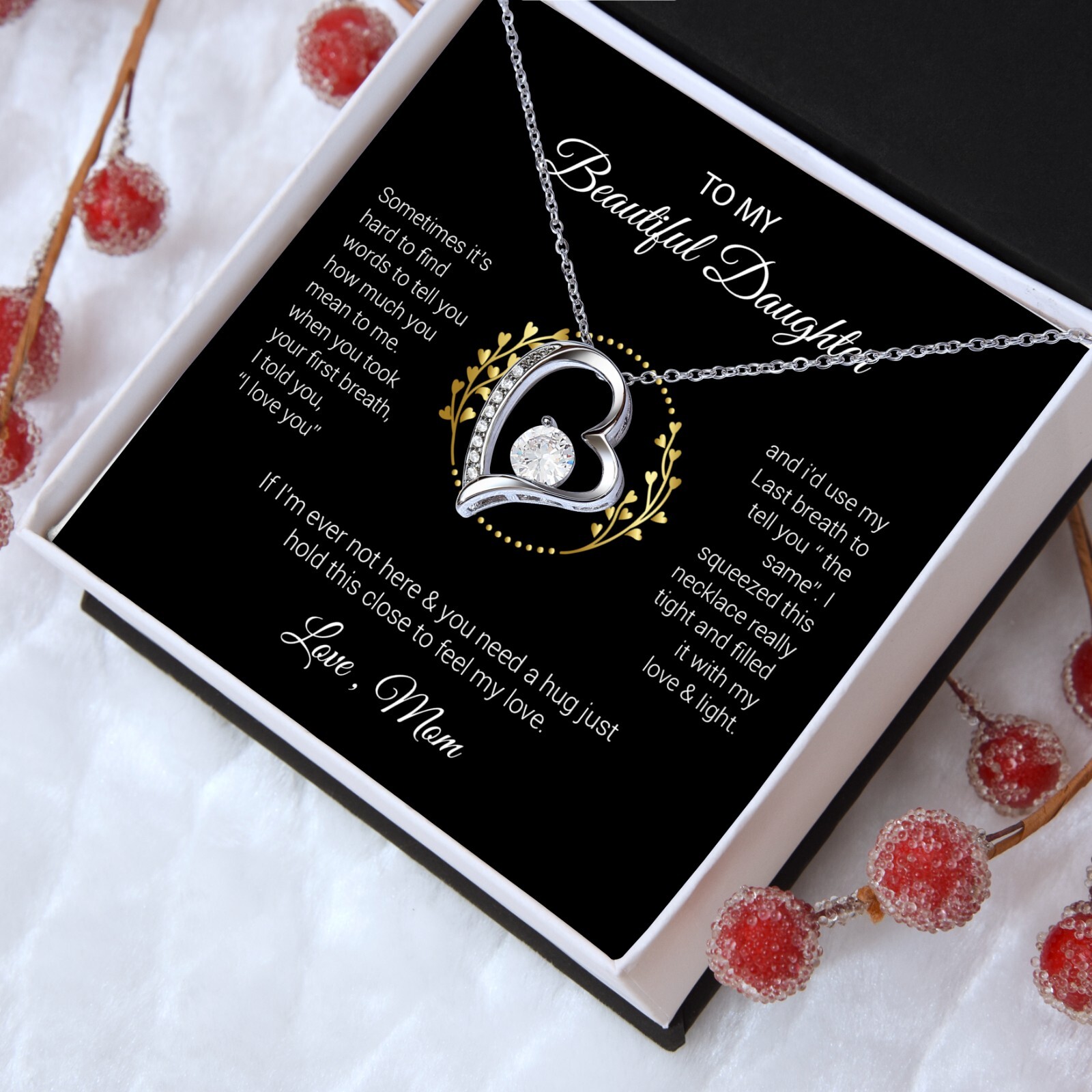 To My Beautiful Daughter Gift For Daughter From Mom, Daughters Birthday