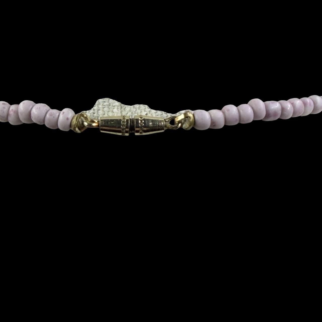 Vintage Pink Stone Beaded Necklace Cottagecore Fairy Coquette Fairycore 23 Inch