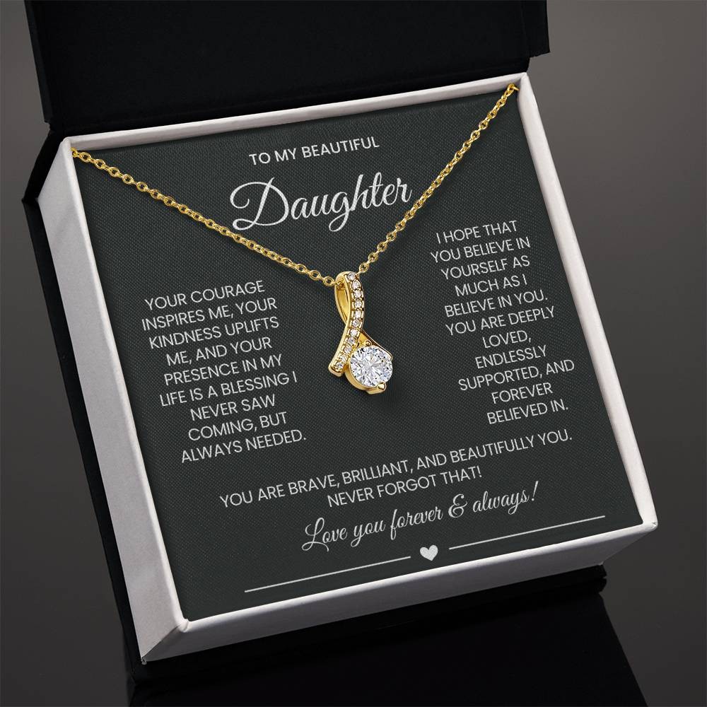 Daughter Alluring Beauty Necklace Gift