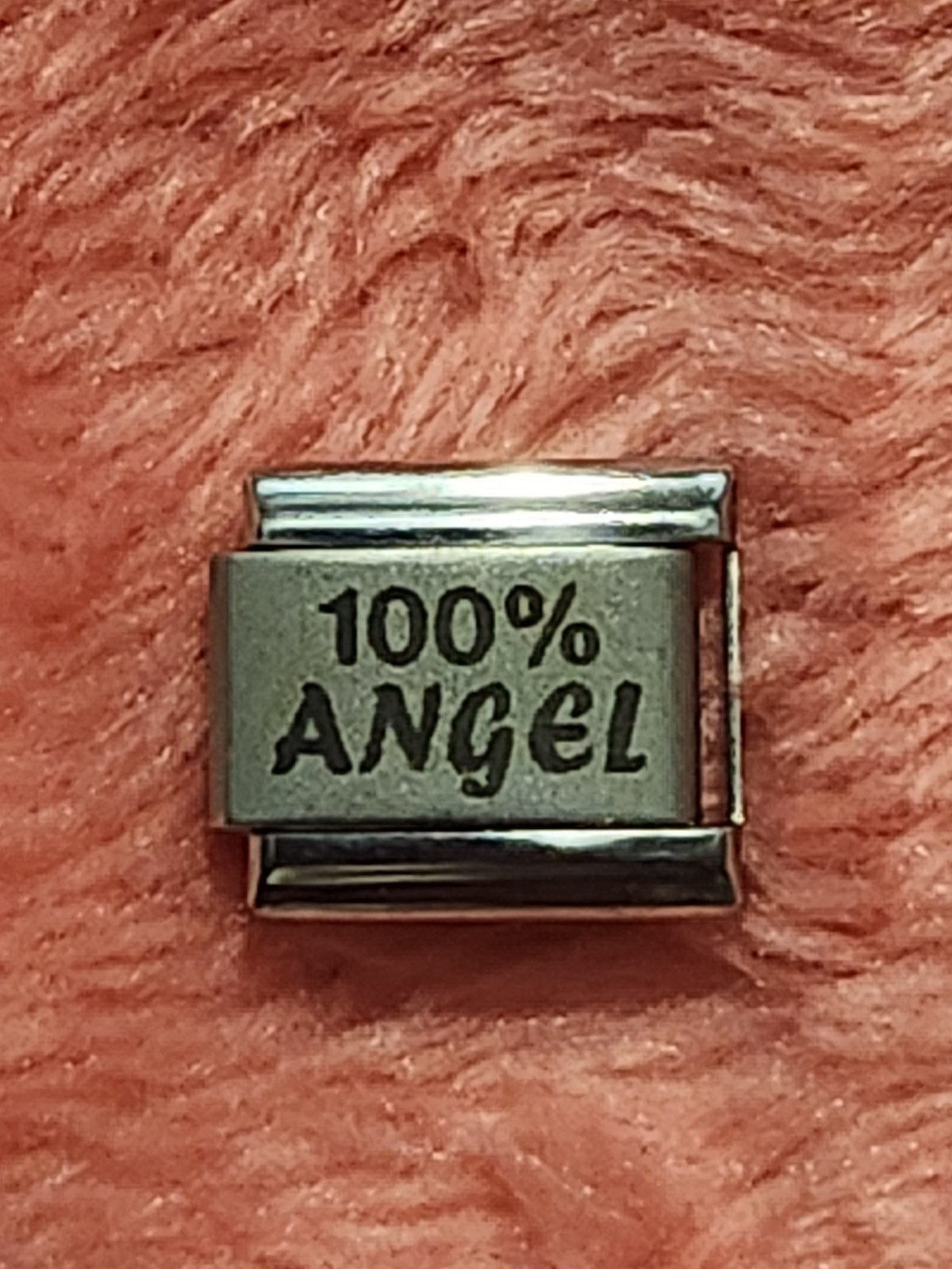“100% Angel” Italian Modular Charm 9mm