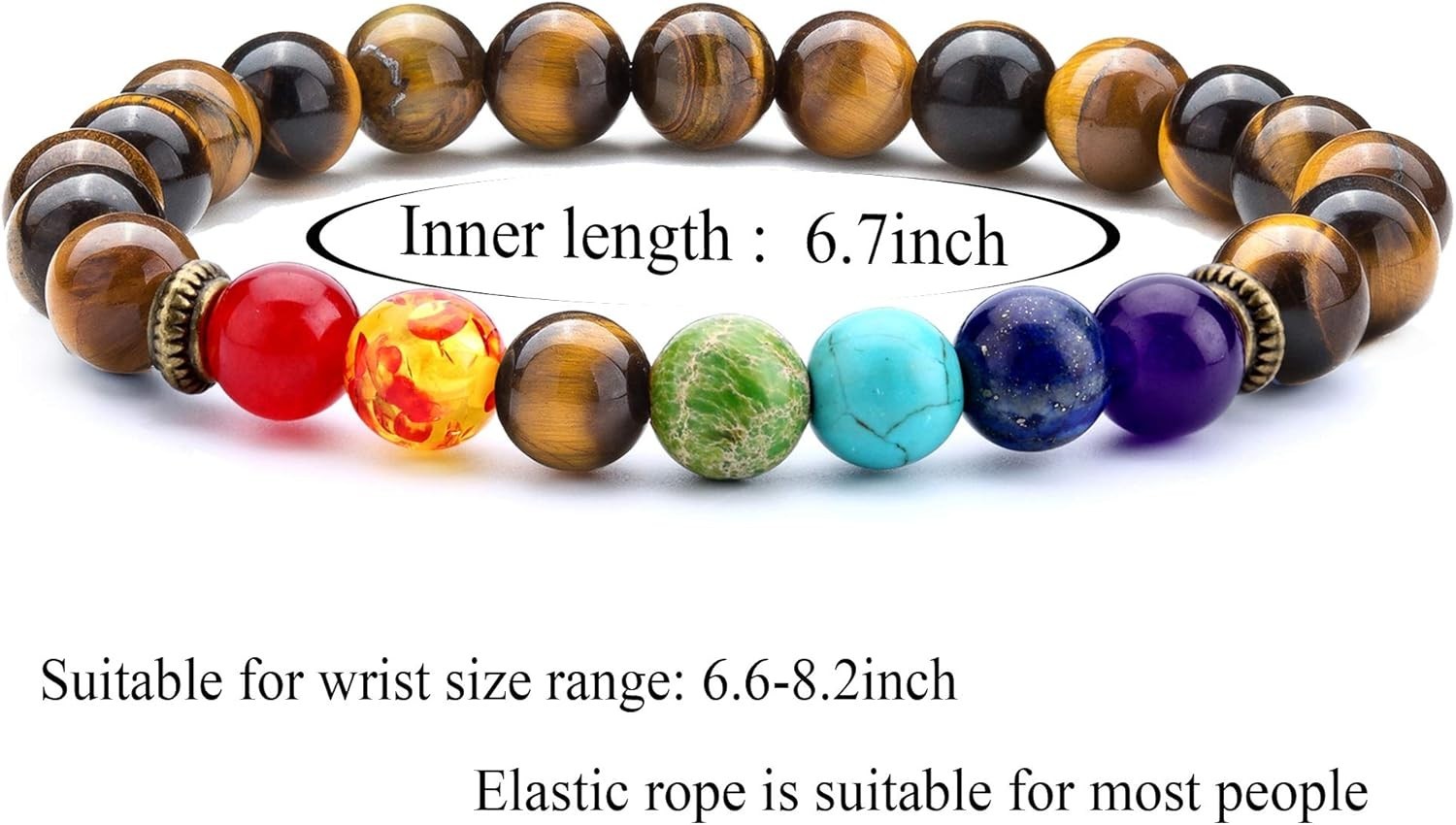 8mm Unisex Chakra Beads Lava Rock Bracelet – A Mindful Gift for All Occasions