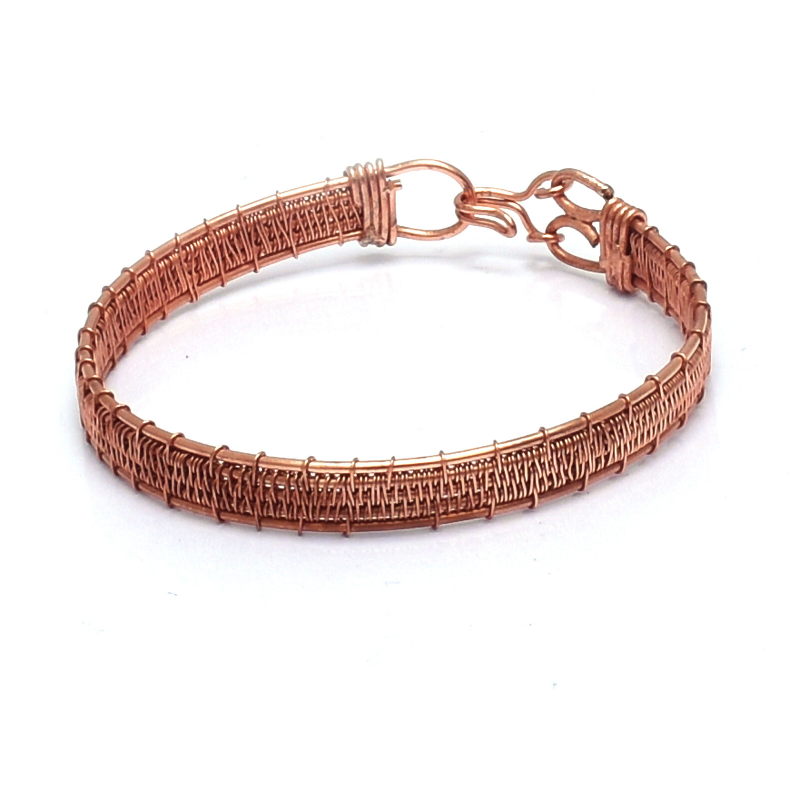 Pure Copper Wire Wrapped Designer Handmade Jewelry Bracelet Adjustable For Her