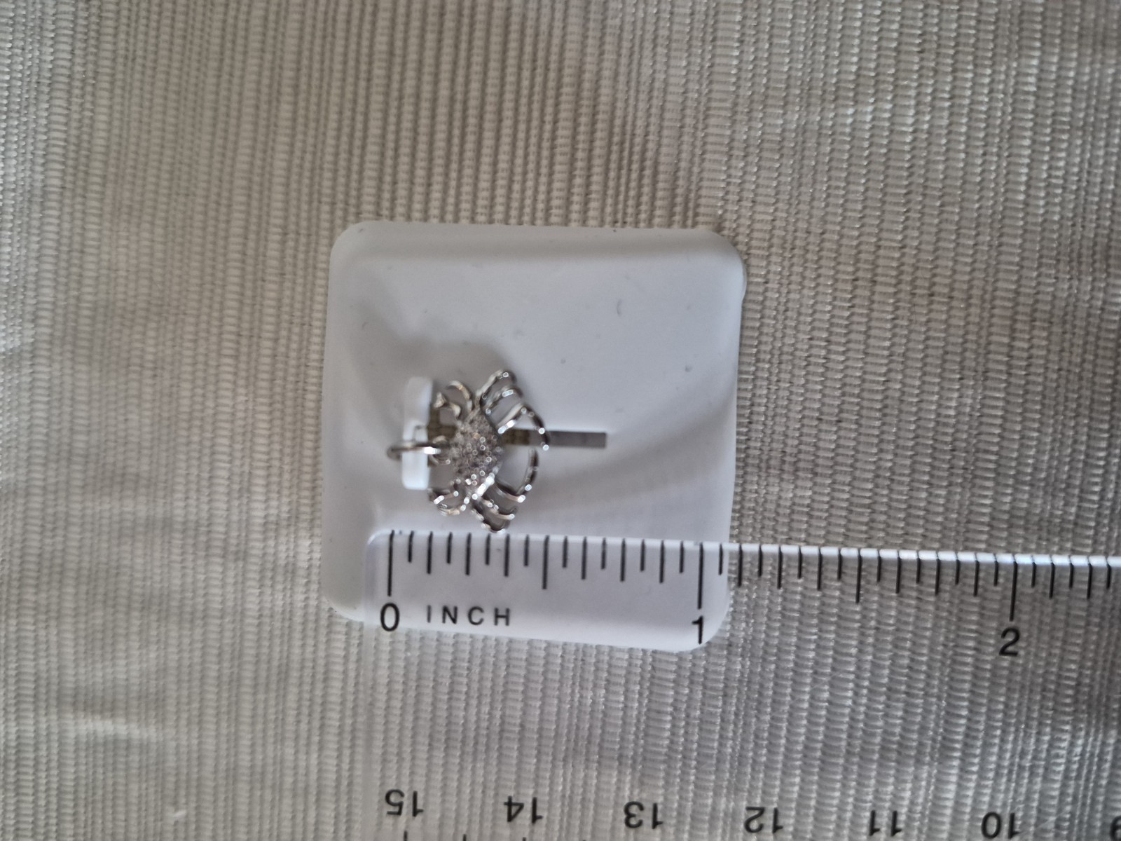 Lot of 4 925 Sterling Silver Moissanite Sea Animal Charm Pendant Set, 1 Spinel