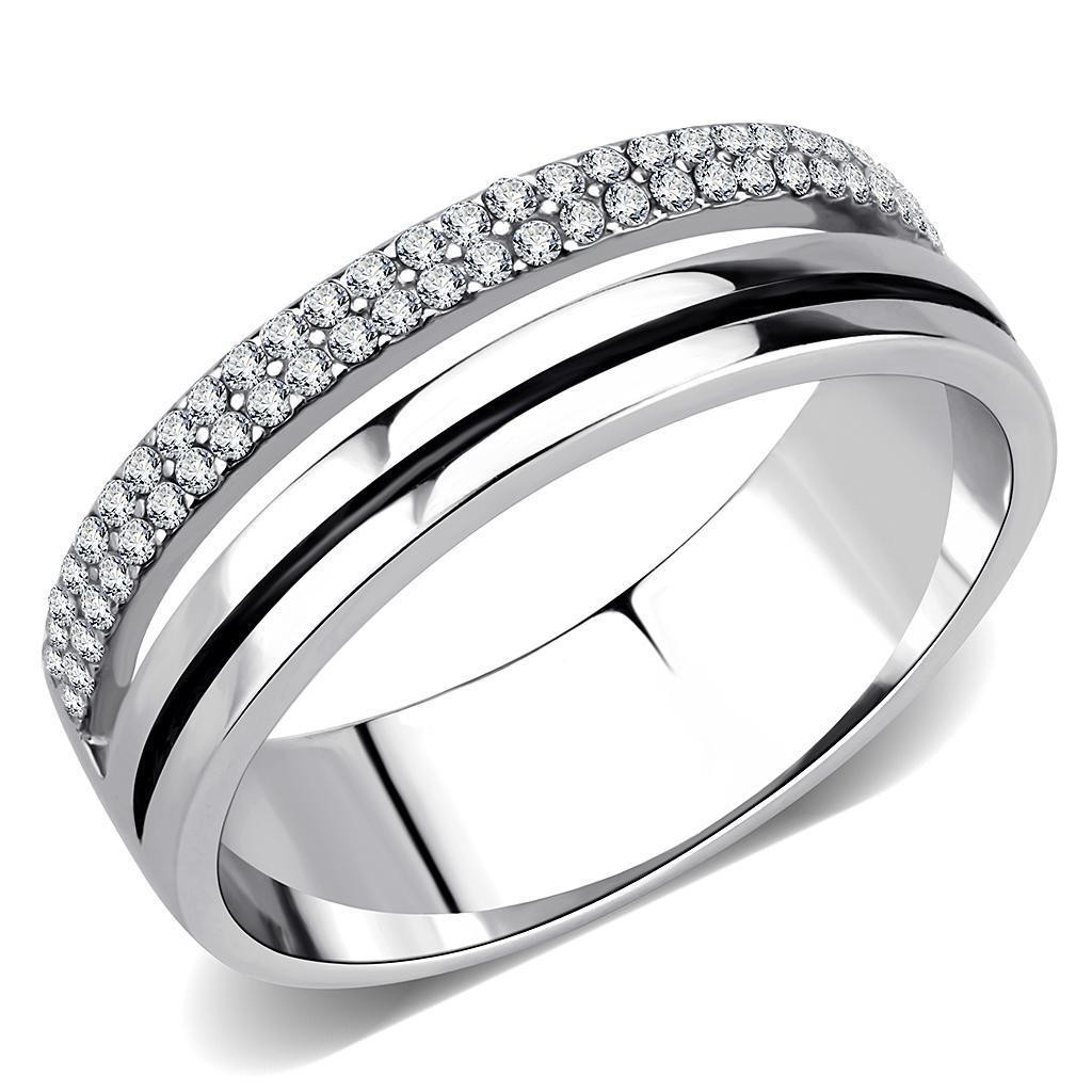 Open Band Unisex Male Female Wide Eternity Ring