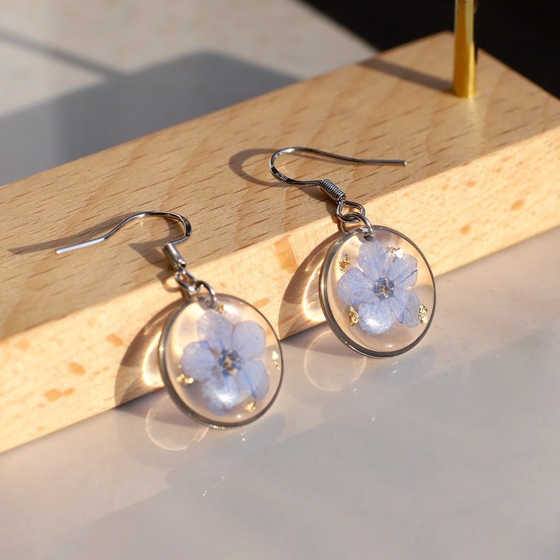 Earrings for Women, Handmade Resin Earrings, Dangle Drop Earrings, Birthday Gift