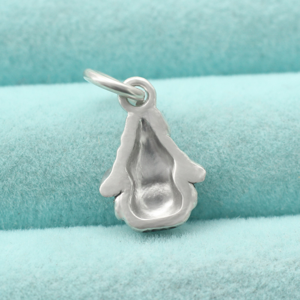 Gnome Pendant Charm In Real 925 Sterling Silver Fairytale Fantasy Dwarf Pixie