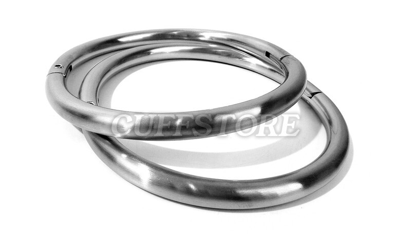 7.5″ Redesigned – 8mm Satin Locking Anklet, Locking Bracelet, CuffStore