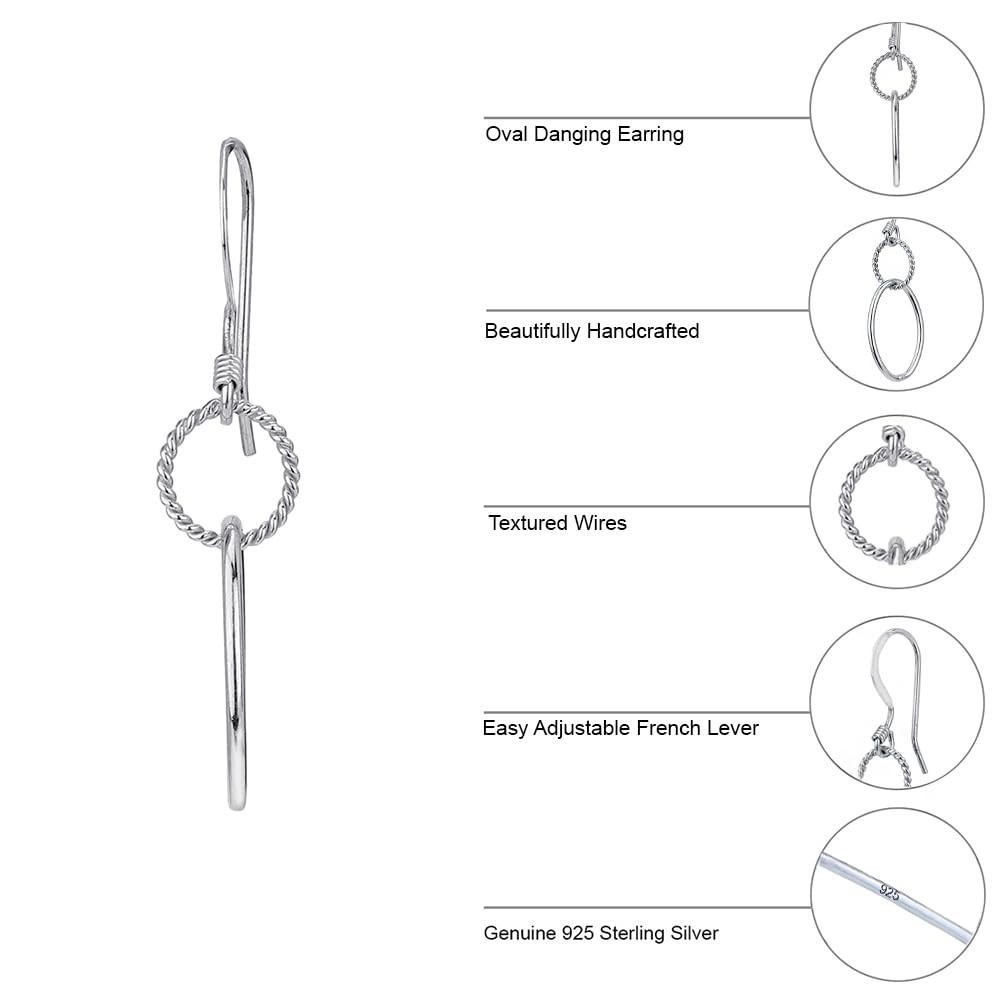 Sterling Silver Jewelry – Rhodium Plated with 925 Stamp – Handcrafted Texture…
