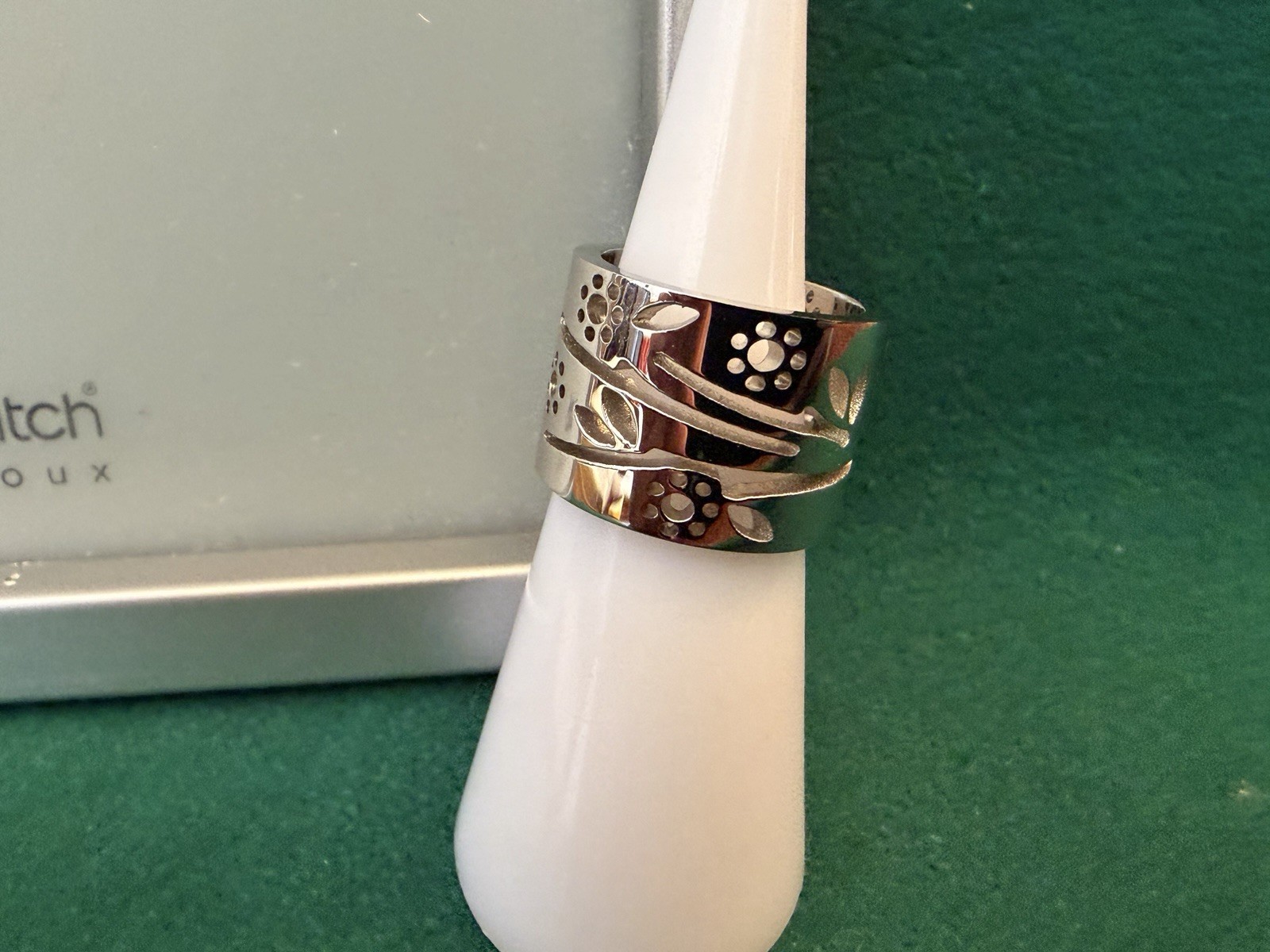Swatch Bijoux Luludia Stainless Steel Ring Size US 5