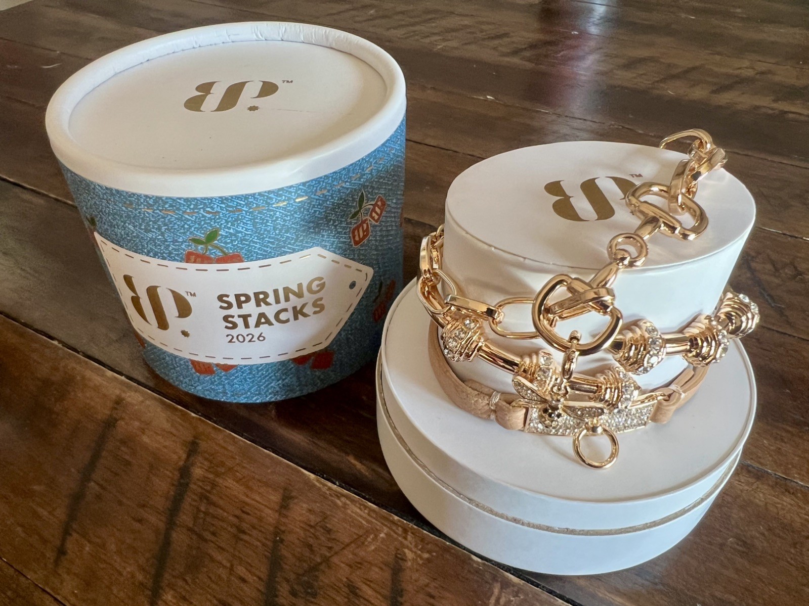 Bomb Party 2026 Spring Stack The Golden Hive With Bee Charm Gold Plating Beauty