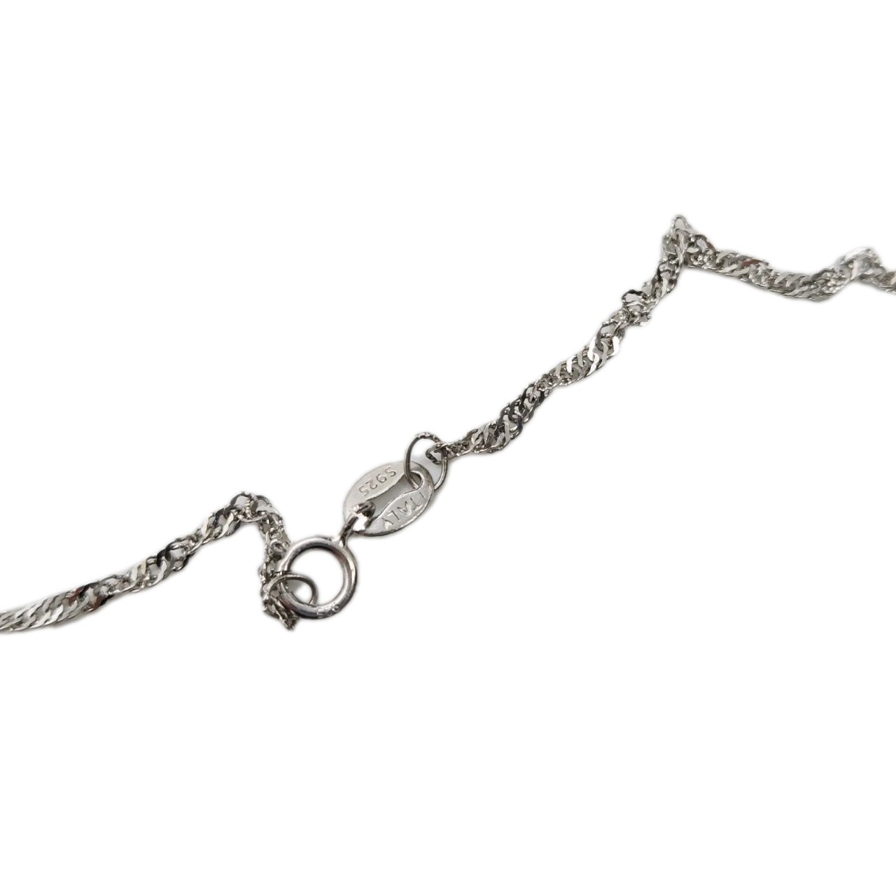 Sterling Silver 925 Pendant Necklace 3 Round Cubic Zirconia Stone Drop CZ 17 in