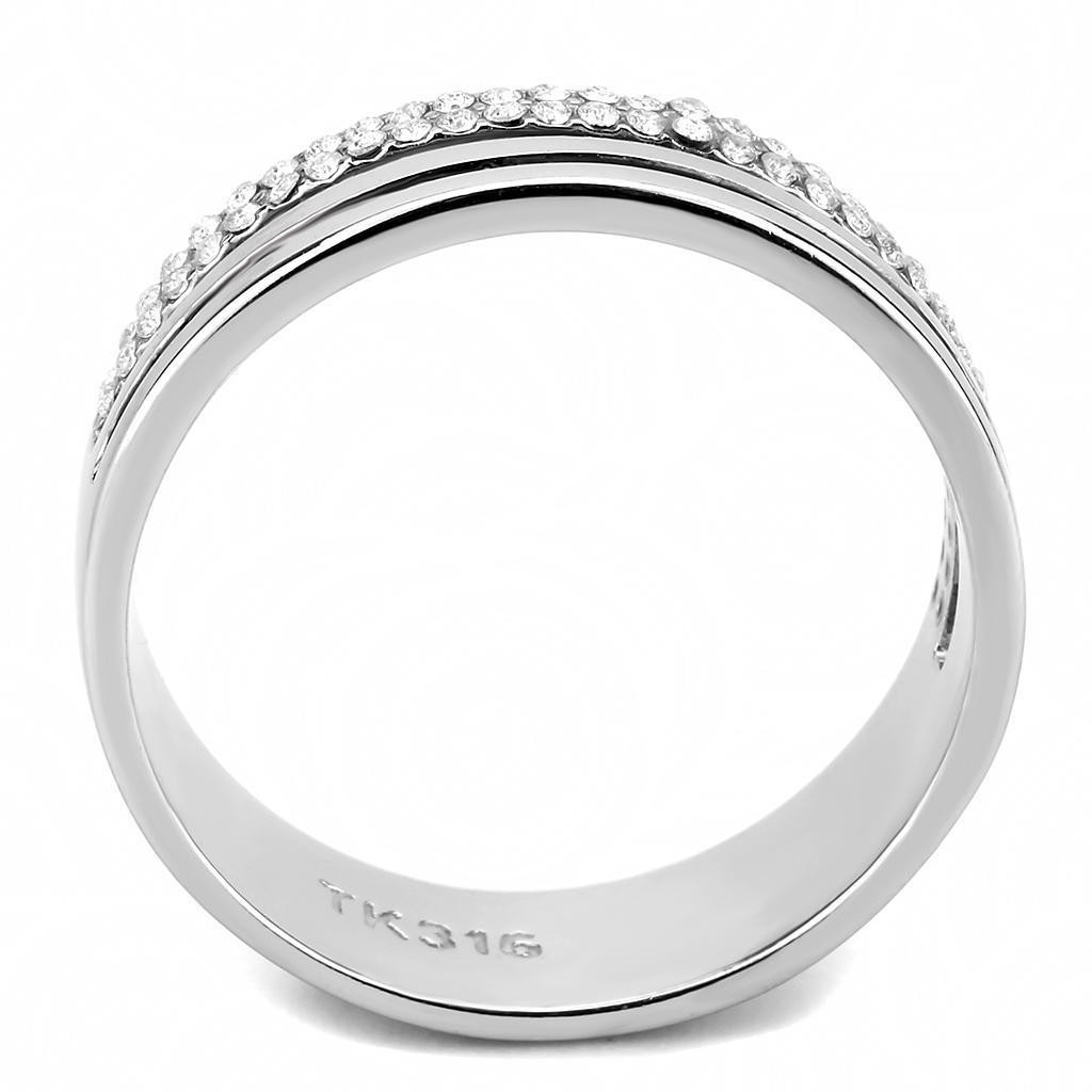Open Band Unisex Male Female Wide Eternity Ring
