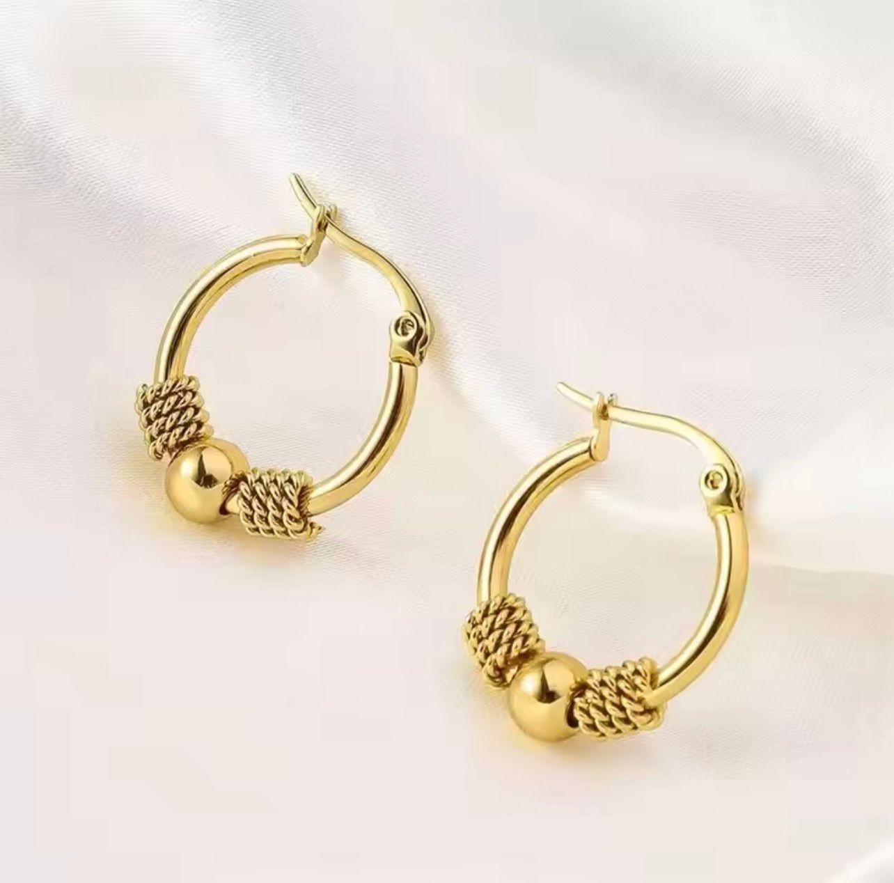 Gold Hoop Earrings Fashion Jewelry Everyday Earrings Chic Earrings Trendy