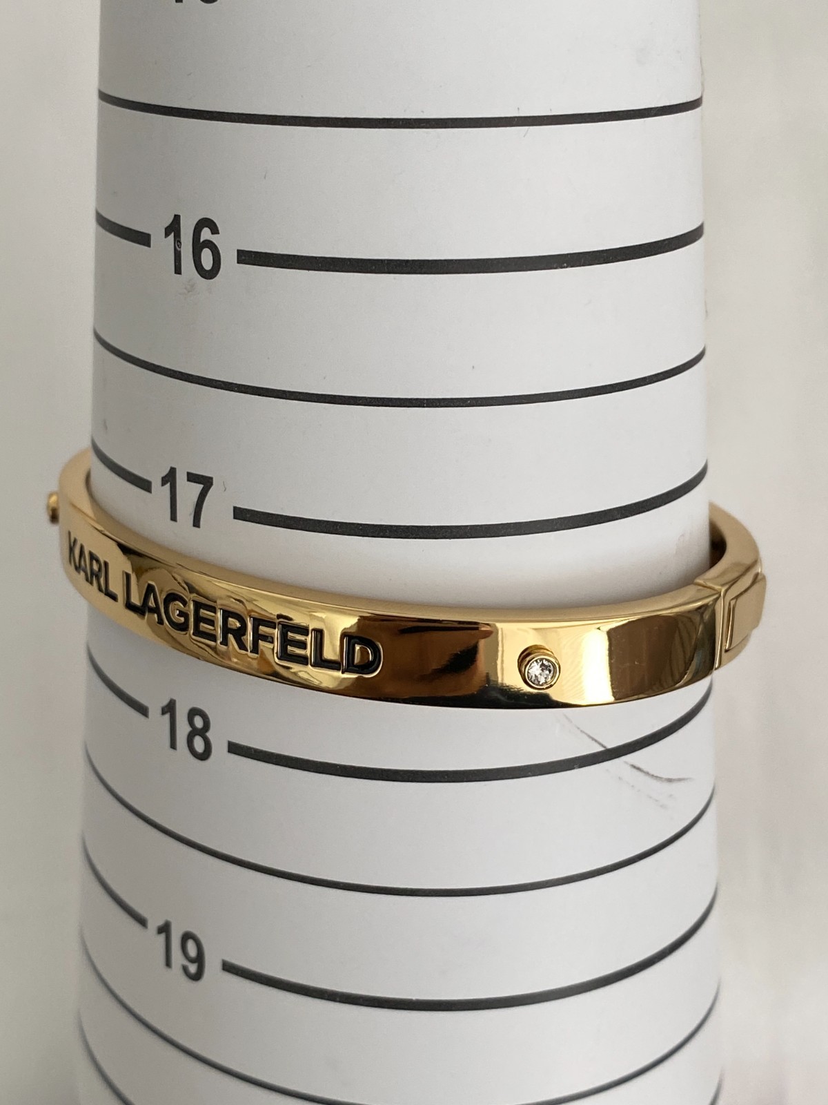 Karl Lagerfeld Rue St. Guillaume Bangle with Crystal from Swarovski