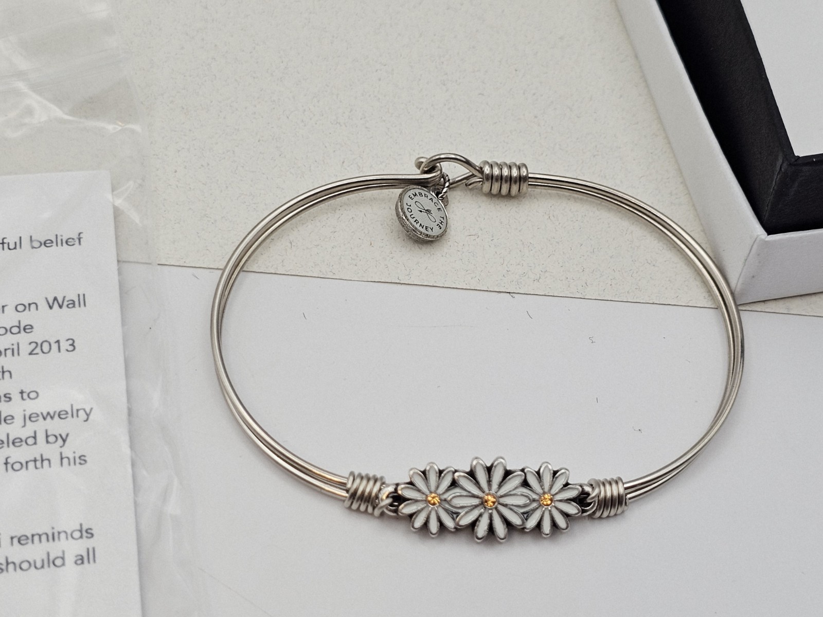 Luca & Danni Cuff Bracelet Silver Grow Free Wildflower 💐Regular Silver ✨️ New