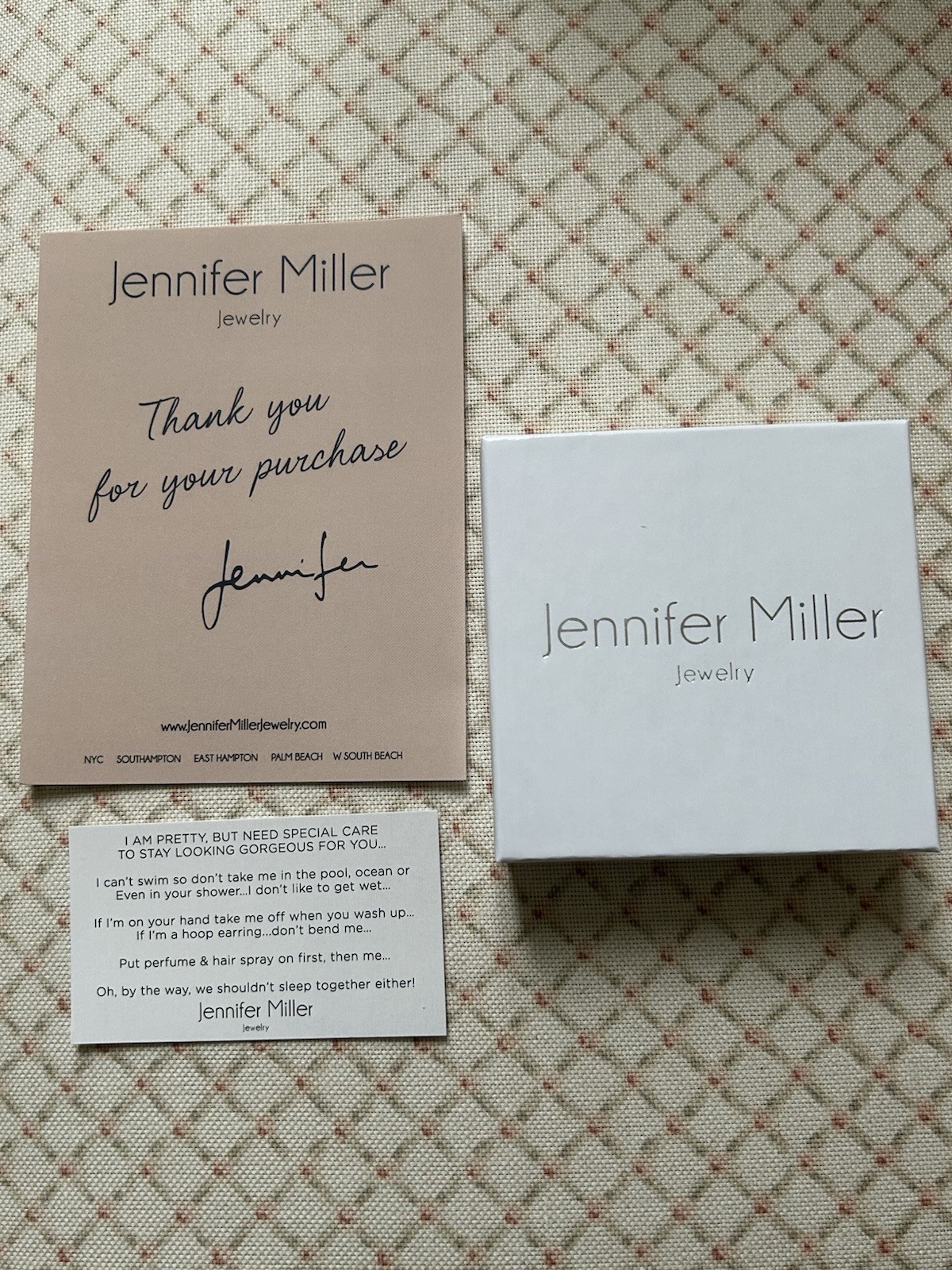 Jennifer Miller Yellow Gold Plated 5 Heart Charm Necklace – NEW IN BOX!!!