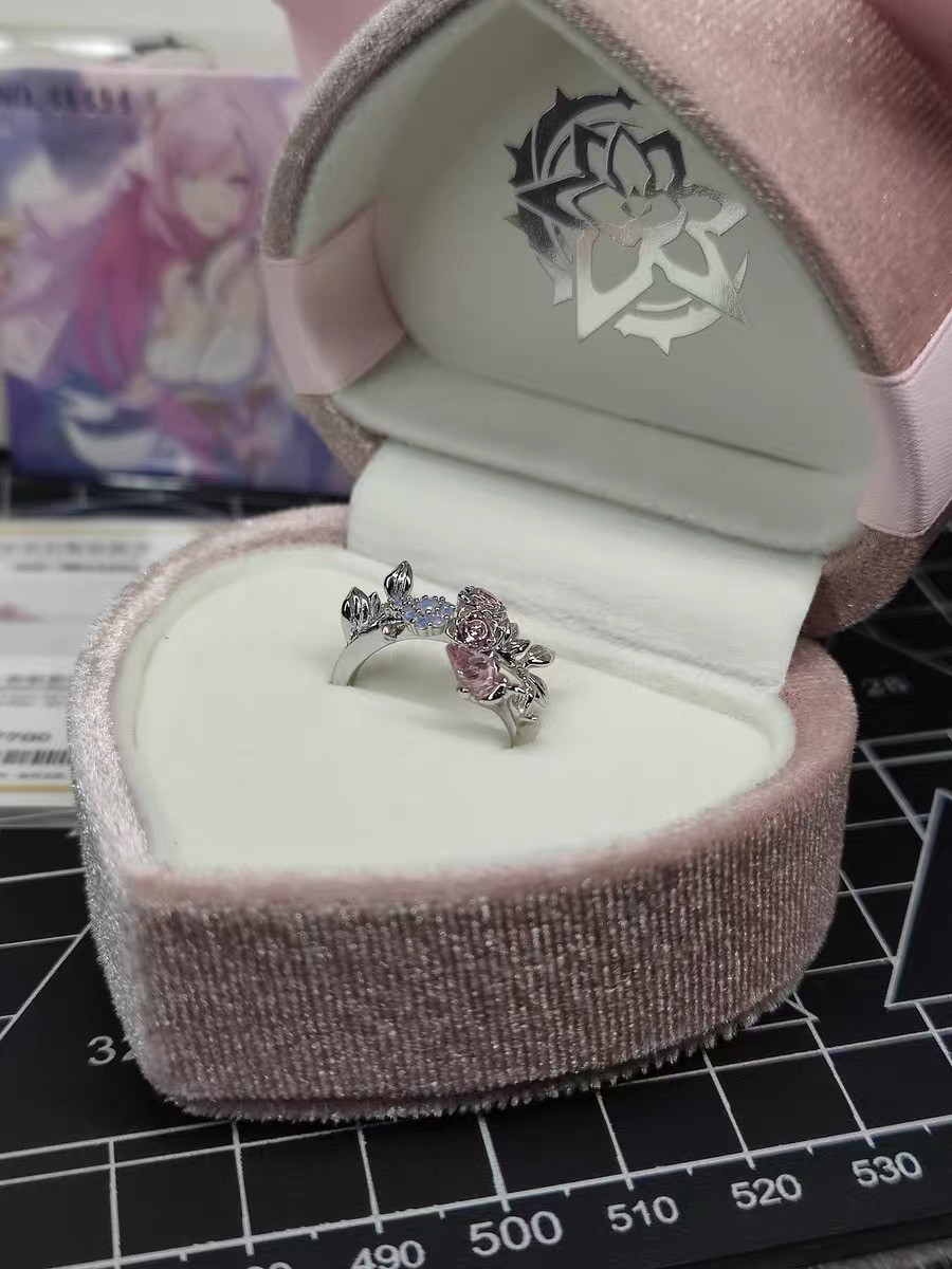 Honkai Impact 3 Elysia Herrscher of Human Ego Oath Wedding Ring Jewelry Official