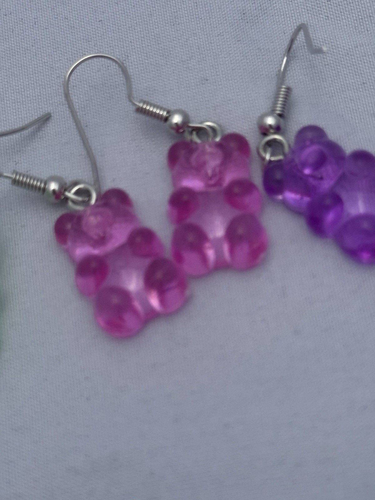 Gummy Bear Earrings 3 Pack Fun Candy Girl Dangle Drop Women Eclectic