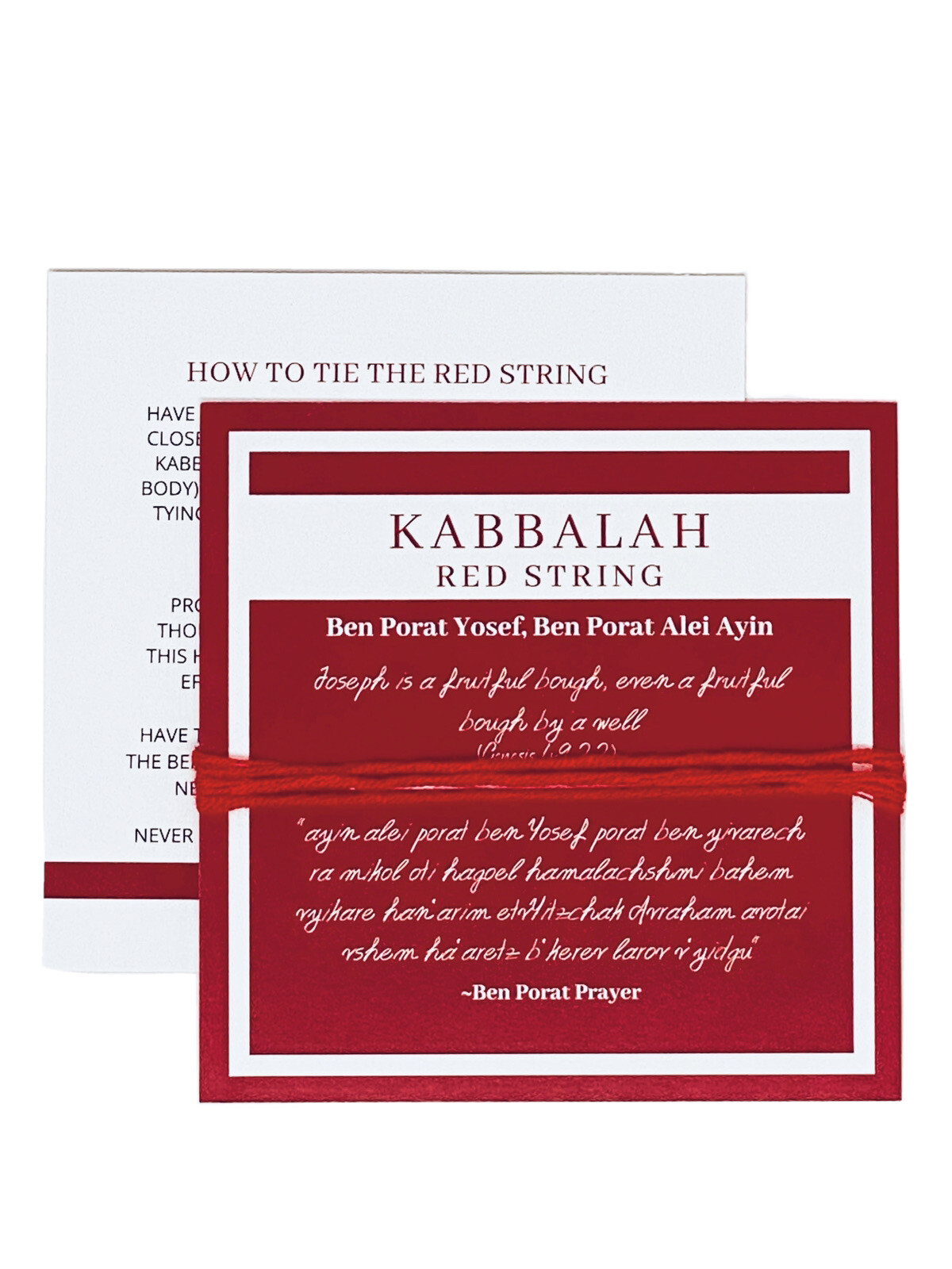 Kabbalah red string minimal bracelet good luck thread hilo rojo men women gift