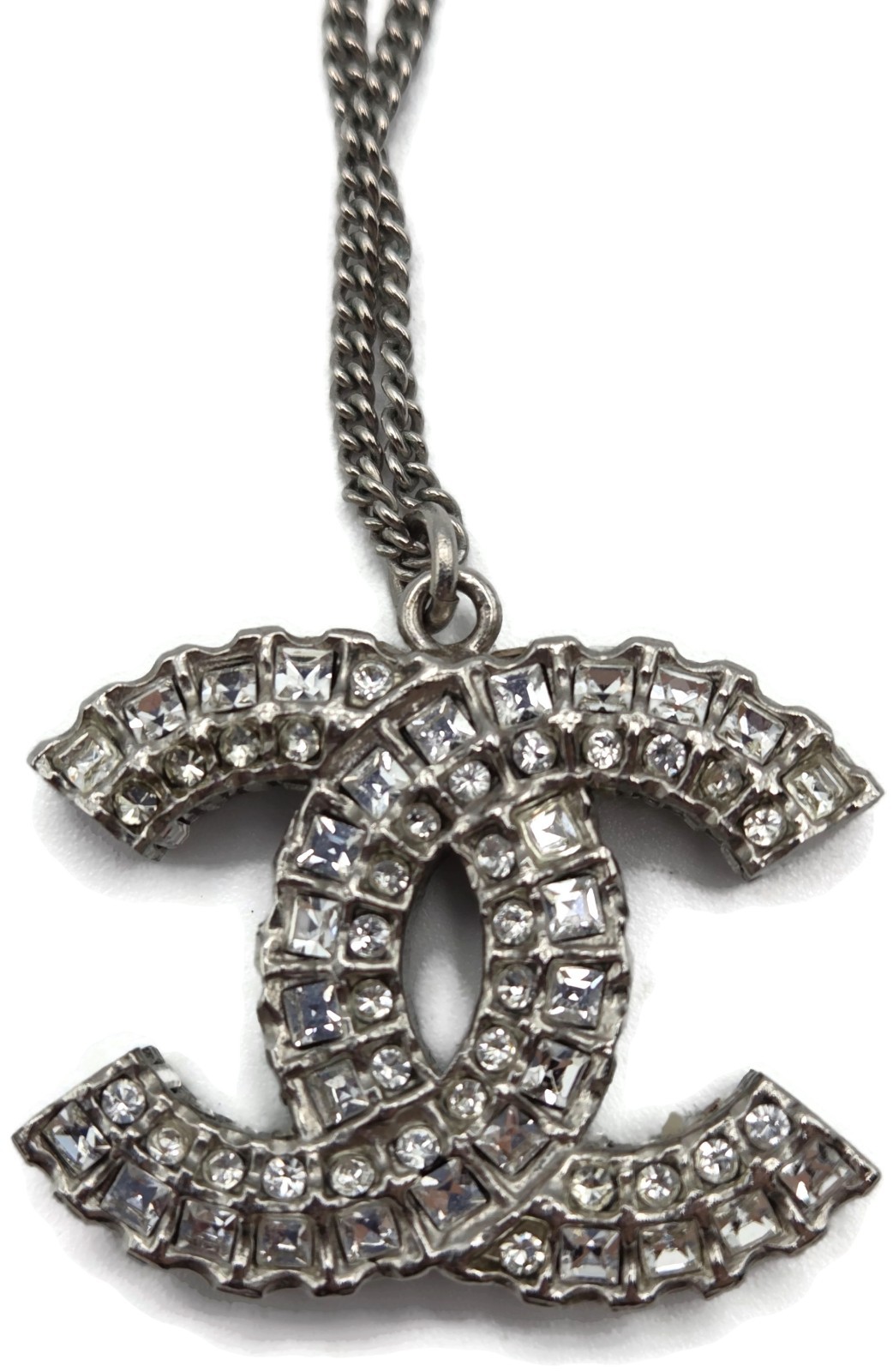 CoCo Chanel Crystal Pendant Necklace Chanel France Vintage Fashion Jewelry