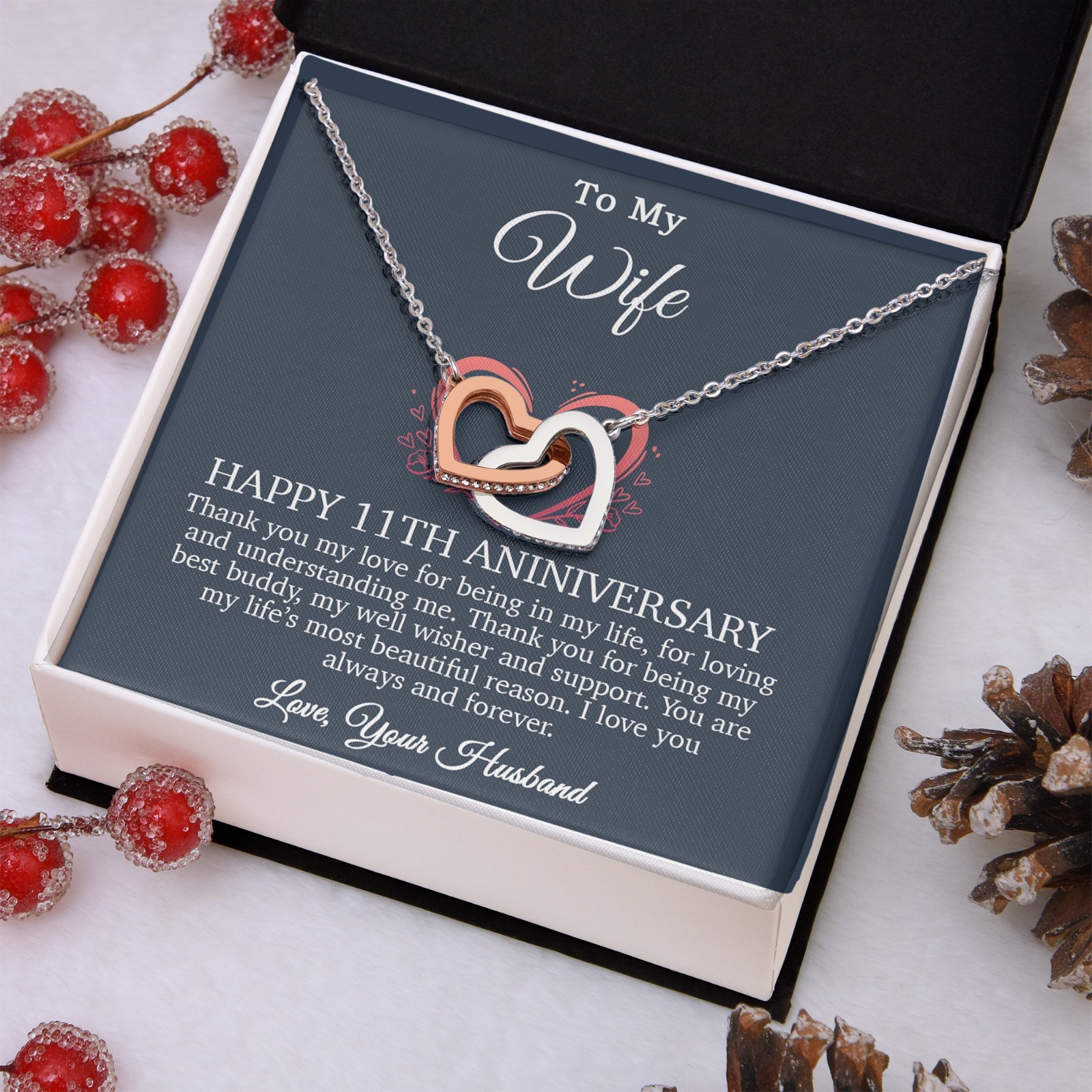 11th Anniversary Gift For Wife, 11 Year Anniversary Gifts, 11th Wedding Annivers