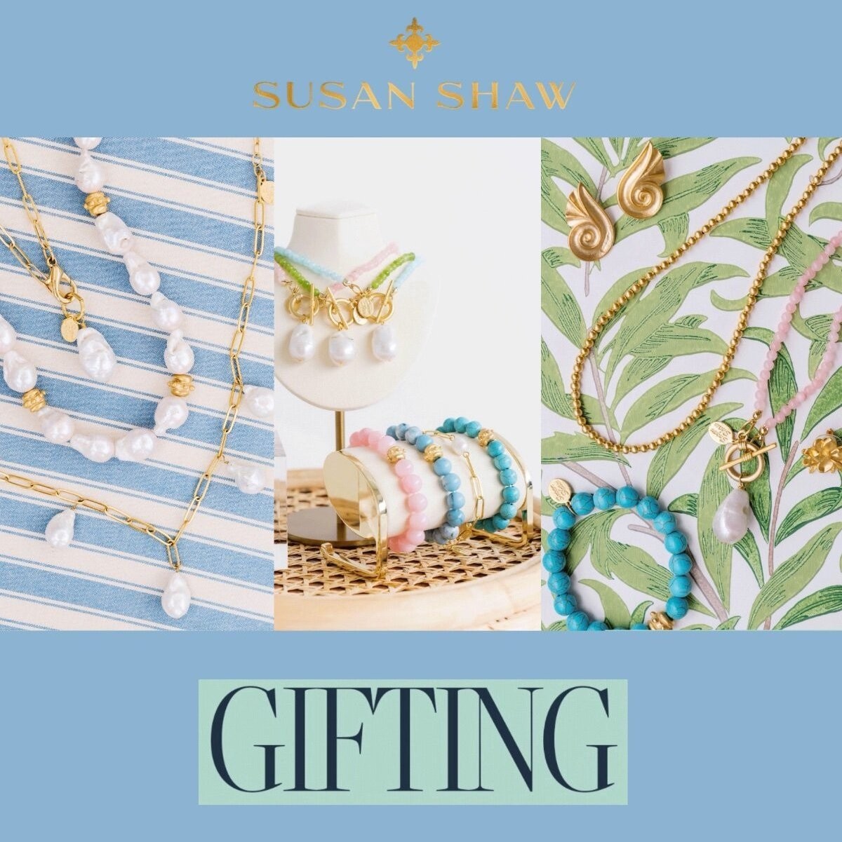 Susan Shaw Jewelry Solid Cross Necklace 24k Gold TPG