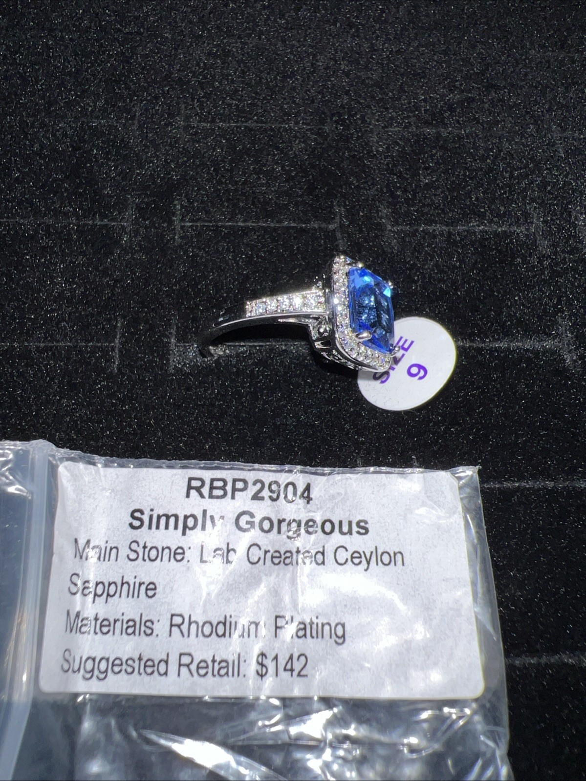 Bomb Party Simply Gorgeous Size 9 Ring