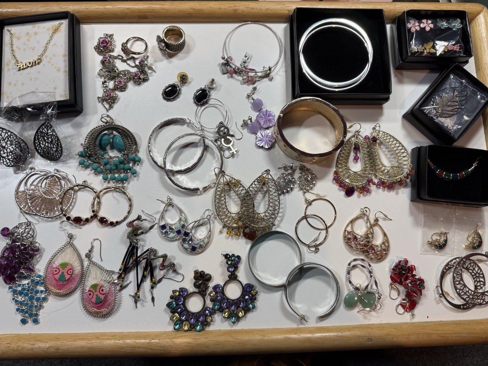Massive Avon Lot Rings Bracelets And Earrings. Brand New