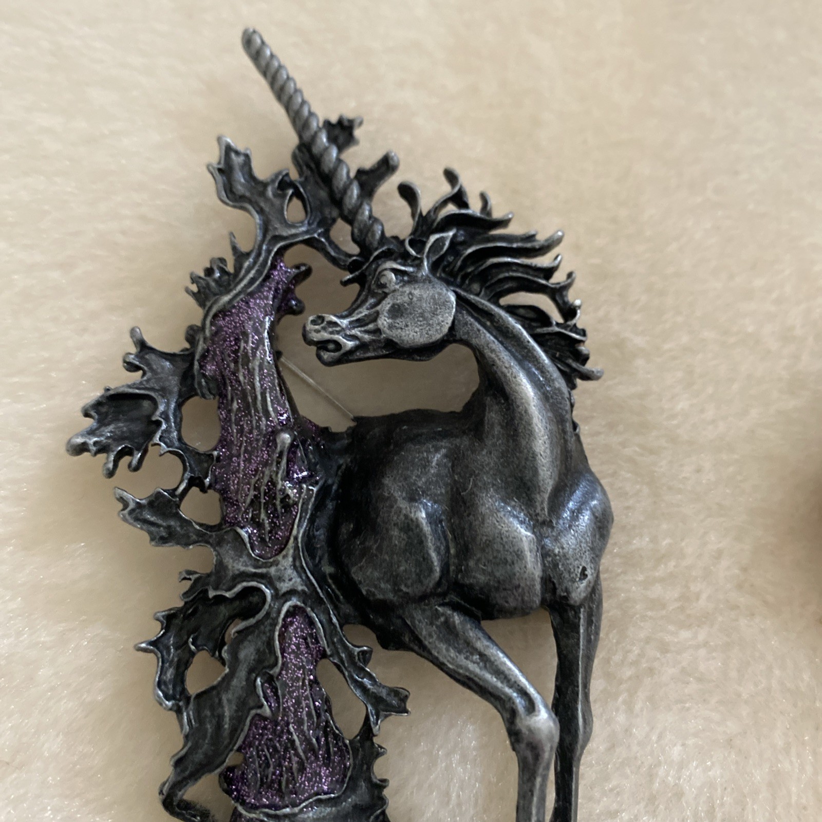 2 x Art Deco Style Vintage Unicorn Brooch Badge & a Pegasus Pin brooch
