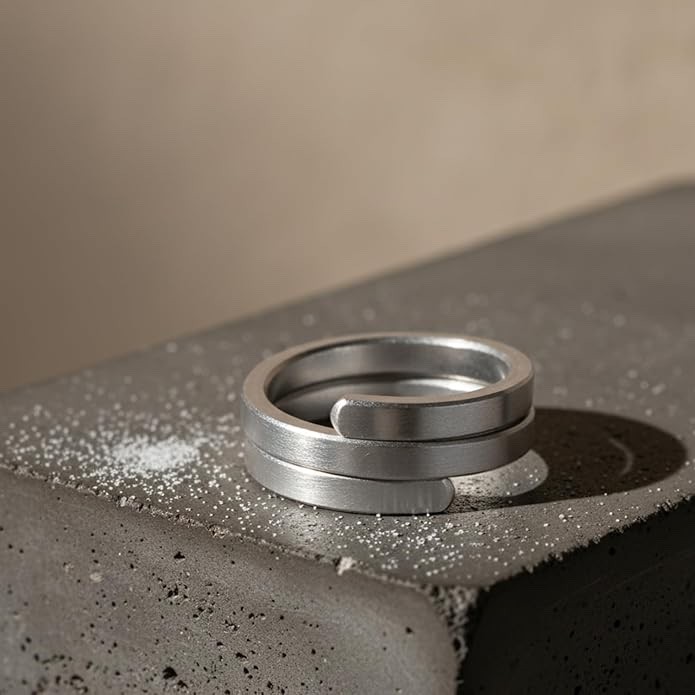 99.9% Pure Ranga Ring Men Women Adjustable Free Size Tin Challa Good Luck Tradit