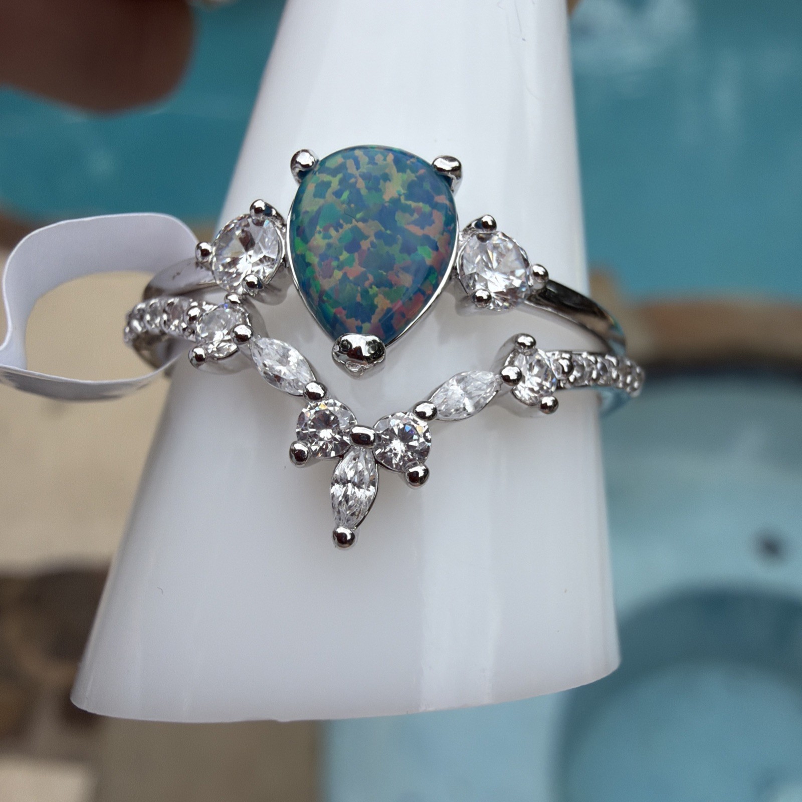 Bomb Party RBP8273 October 2024 Imagination Is Key Lab Black Fire Opal Ring 11