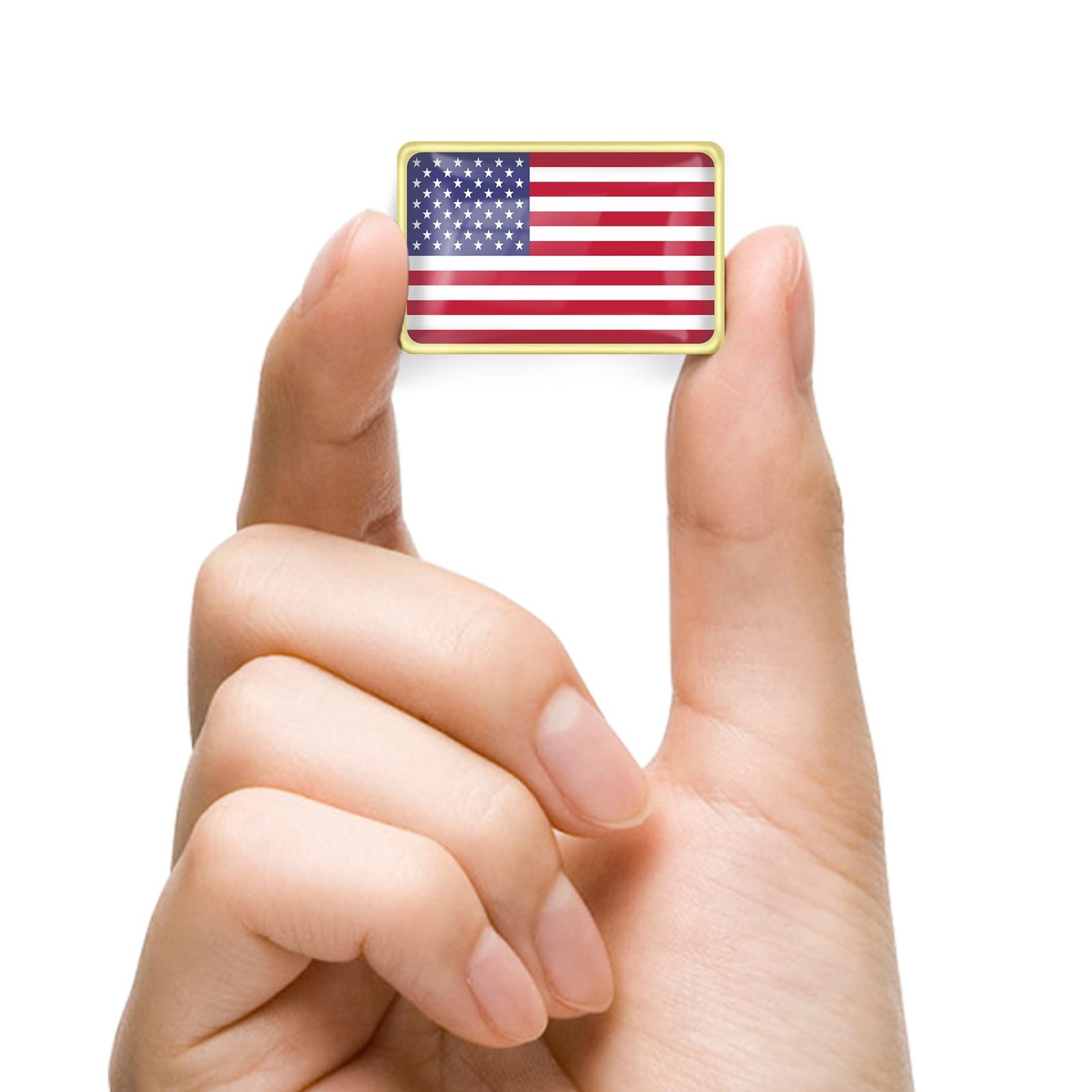 100 Pack Pack United States of American Flag Lapel Pins Bulk – USA US Country…