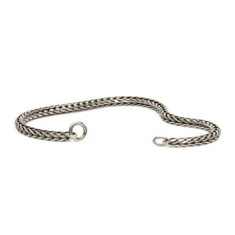 Trollbeads Original Foxtail 15223 Bracelet Silver 9.1 (8.1 actual) inch *0