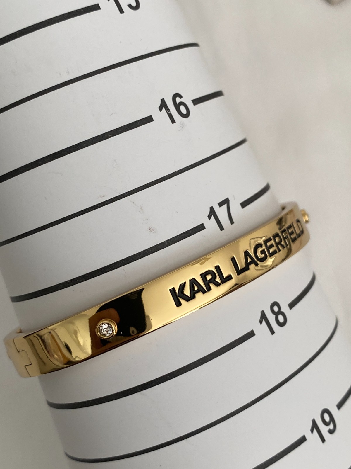 Karl Lagerfeld Rue St. Guillaume Bangle with Crystal from Swarovski