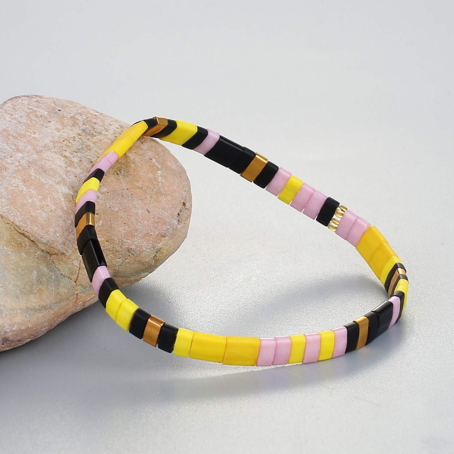 Tila Miyuki Beads Bracelets Colorful Strand Stretch Bracelets
