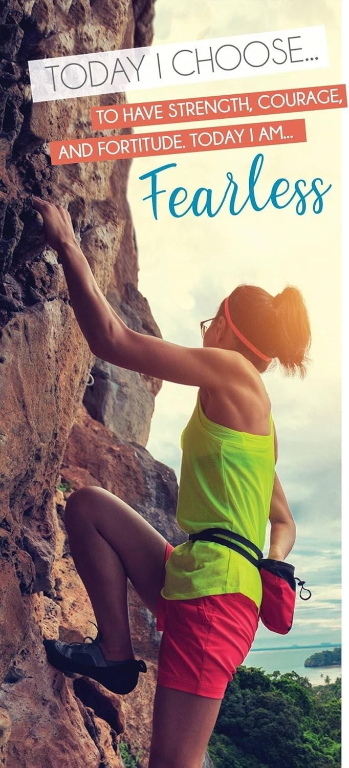 Fearless Black Silicone Bracelet – Inspirational Wristband for Active Women