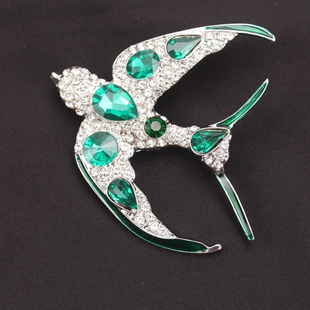 Women Men Unisex Swallow Lover Brooch Fashion Birds Pins Badge Jewelry