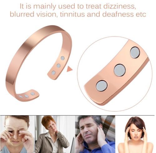 Copper Bracelet Magnetic Healing Bio Therapy Arthritis Pain Relief Bangle Cuff